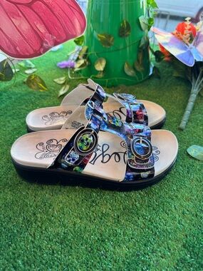 Alegria Vita Colorful Sugar Skull Sandals